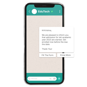 Admissions on WhatsApp